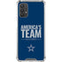 NFL Dallas Cowboys Team Motto Galaxy A32 5G Clear Case