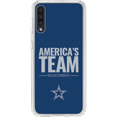 NFL Dallas Cowboys Team Motto Galaxy A50 Clear Case