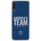 NFL Dallas Cowboys Team Motto Galaxy A50 Clear Case