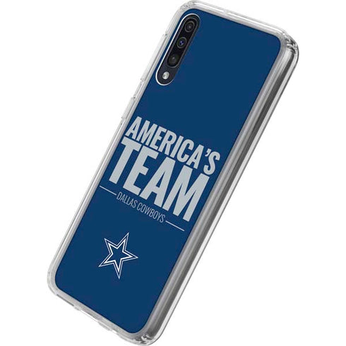 NFL Dallas Cowboys Team Motto Galaxy A50 Clear Case