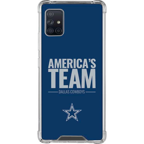 NFL Dallas Cowboys Team Motto Galaxy A51 5G Clear Case