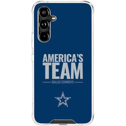 NFL Dallas Cowboys Team Motto Galaxy A54 5G Clear Case