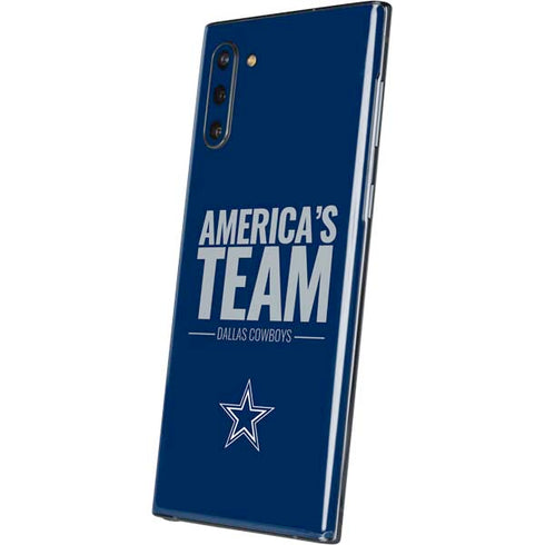 NFL Dallas Cowboys Team Motto Galaxy Note 10 Skin