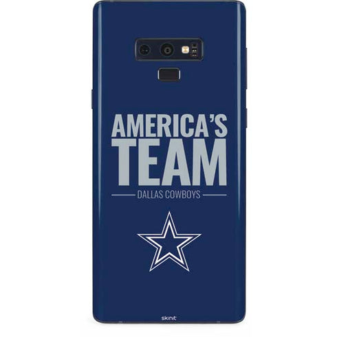 NFL Dallas Cowboys Team Motto Galaxy Note 9 Skin