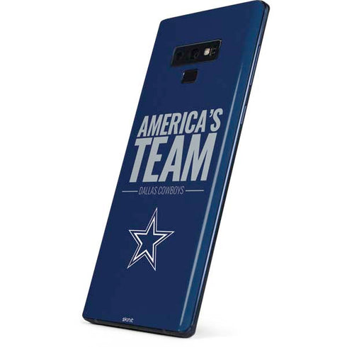 NFL Dallas Cowboys Team Motto Galaxy Note 9 Skin