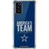 NFL Dallas Cowboys Team Motto Galaxy Note20 5G Clear Case