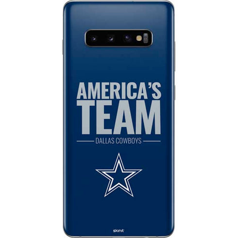 NFL Dallas Cowboys Team Motto Galaxy S10 Plus Skin