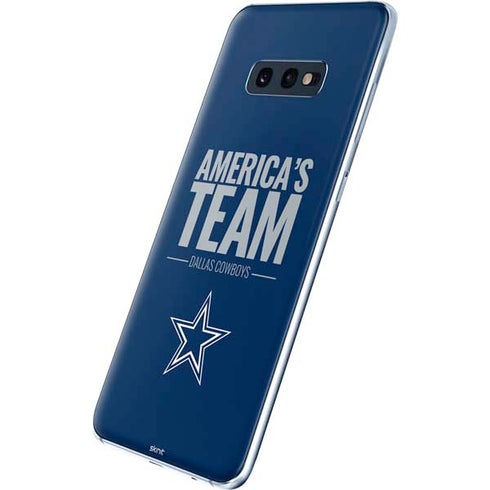 NFL Dallas Cowboys Team Motto Galaxy S10e Skin