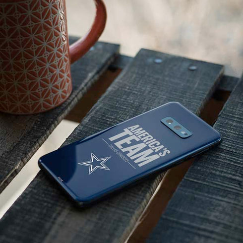 NFL Dallas Cowboys Team Motto Galaxy S10e Skin