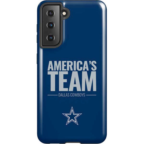 NFL Dallas Cowboys Team Motto Galaxy S21 5G Pro Case