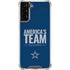 NFL Dallas Cowboys Team Motto Galaxy S21 Plus 5G Clear Case