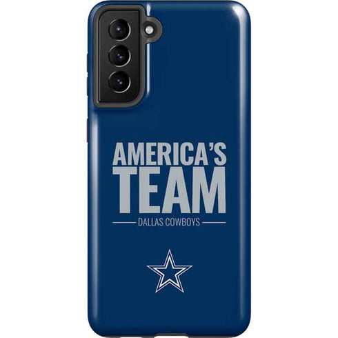 NFL Dallas Cowboys Team Motto Galaxy S21 Plus 5G Pro Case