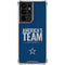 NFL Dallas Cowboys Team Motto Galaxy S21 Ultra 5G Clear Case