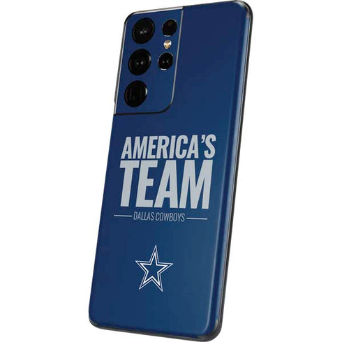 NFL Dallas Cowboys Team Motto Galaxy S21 Ultra 5G Skin