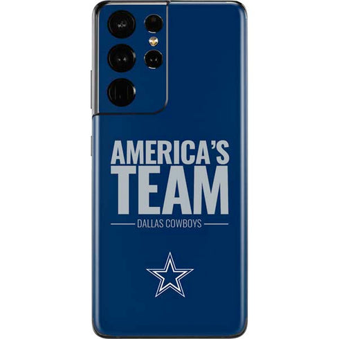 NFL Dallas Cowboys Team Motto Galaxy S21 Ultra 5G Skin