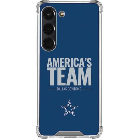 NFL Dallas Cowboys Team Motto Galaxy S23 Clear Case