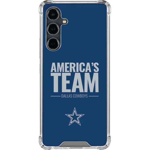 NFL Dallas Cowboys Team Motto Galaxy S23 FE Clear Case