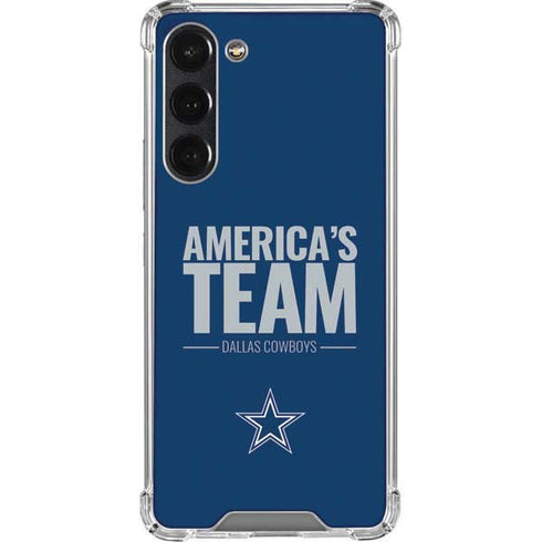 NFL Dallas Cowboys Team Motto Galaxy S23 Plus Clear Case