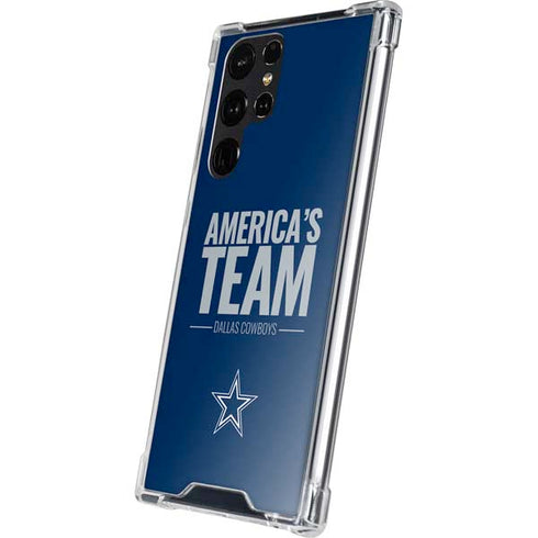 NFL Dallas Cowboys Team Motto Galaxy S24 Ultra Clear Case