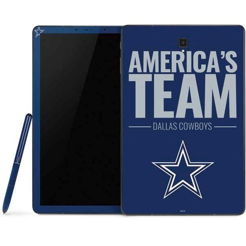 NFL Dallas Cowboys Team Motto Samsung Galaxy Tab Skin