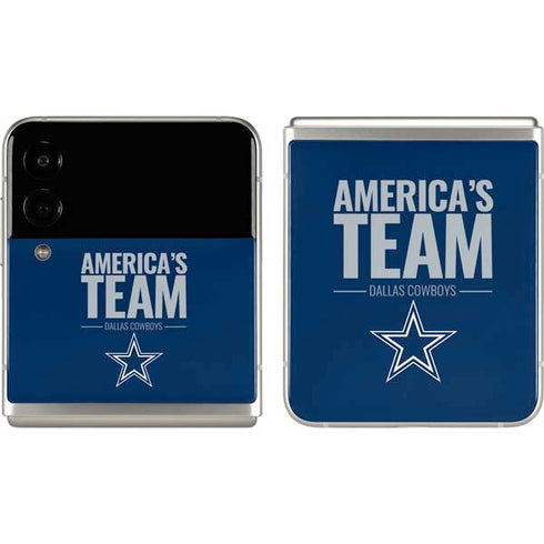 NFL Dallas Cowboys Team Motto Galaxy Z Flip3 5G Skin