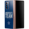 NFL Dallas Cowboys Team Motto Galaxy Z Fold2 5G Skin
