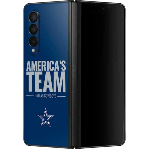 NFL Dallas Cowboys Team Motto Galaxy Z Fold3 5G Skin