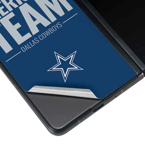 NFL Dallas Cowboys Team Motto Galaxy Z Fold4 5G Skin