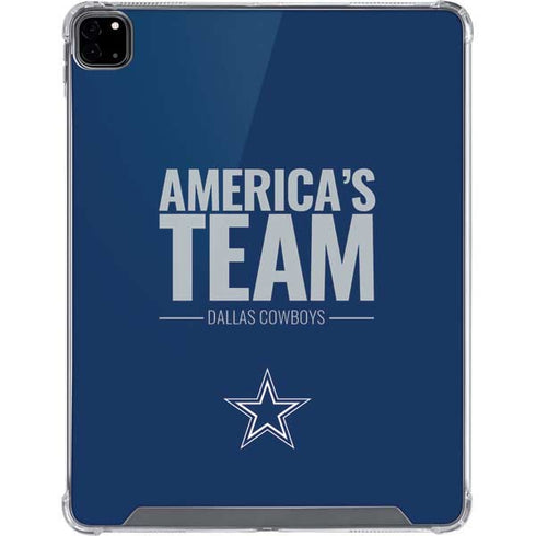 NFL Dallas Cowboys Team Motto iPad Pro 12.9in (2020) Clear Case
