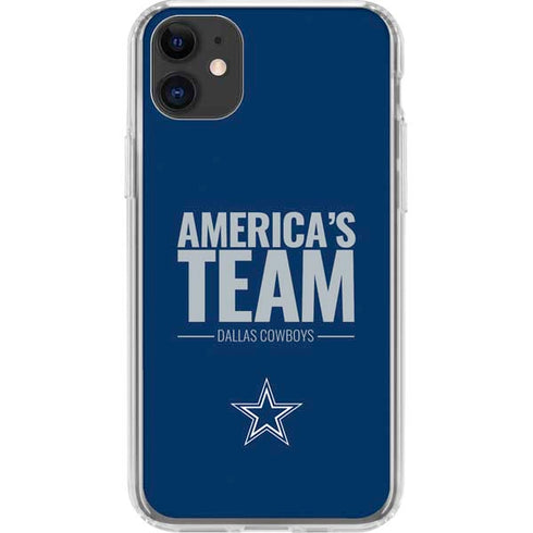 NFL Dallas Cowboys Team Motto iPhone 11 Clear Case