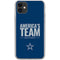 NFL Dallas Cowboys Team Motto iPhone 11 Clear Case