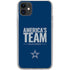 NFL Dallas Cowboys Team Motto iPhone 11 Clear Case