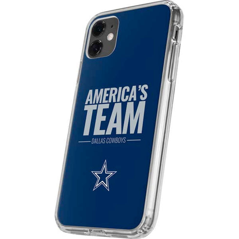 NFL Dallas Cowboys Team Motto iPhone 11 Clear Case