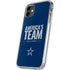 NFL Dallas Cowboys Team Motto iPhone 11 Clear Case