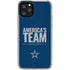 NFL Dallas Cowboys Team Motto iPhone 11 Pro Clear Case