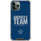 NFL Dallas Cowboys Team Motto iPhone 11 Pro Max Clear Case