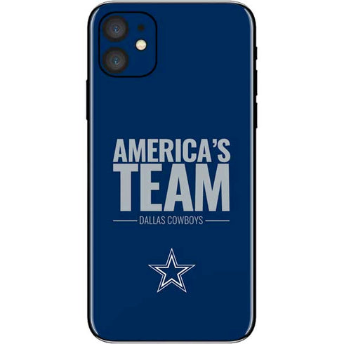 NFL Dallas Cowboys Team Motto iPhone 11 Skin