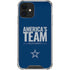 NFL Dallas Cowboys Team Motto iPhone 12 Clear Case