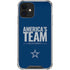 NFL Dallas Cowboys Team Motto iPhone 12 Mini Clear Case