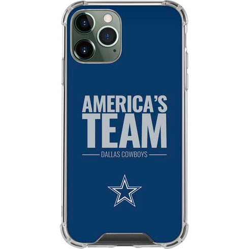 NFL Dallas Cowboys Team Motto iPhone 12 Pro Clear Case