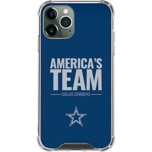 NFL Dallas Cowboys Team Motto iPhone 12 Pro Max Clear Case