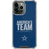 NFL Dallas Cowboys Team Motto iPhone 13 Pro Max Clear Case