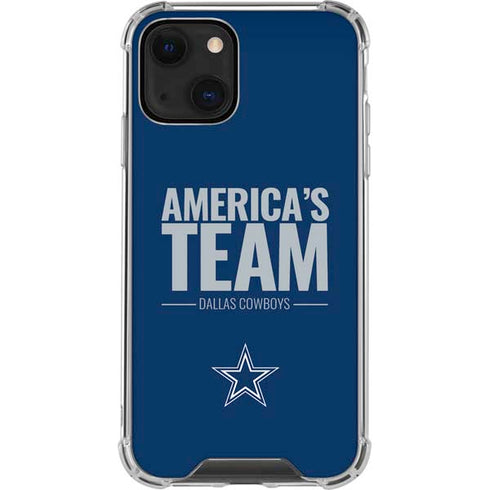 NFL Dallas Cowboys Team Motto iPhone 14 Plus Clear Case