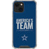 NFL Dallas Cowboys Team Motto iPhone 14 Plus Clear Case