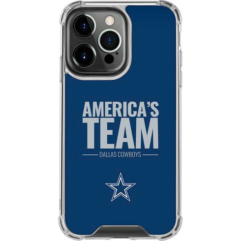 NFL Dallas Cowboys Team Motto iPhone 15 Pro Clear Case