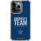 NFL Dallas Cowboys Team Motto iPhone 15 Pro Clear Case