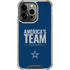 NFL Dallas Cowboys Team Motto iPhone 15 Pro Clear Case