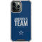 NFL Dallas Cowboys Team Motto iPhone 14 Pro Max Clear Case