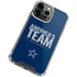 NFL Dallas Cowboys Team Motto iPhone 15 Pro Max Clear Case