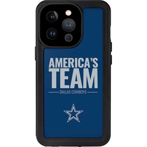 NFL Dallas Cowboys Team Motto iPhone 14 Pro Waterproof Case